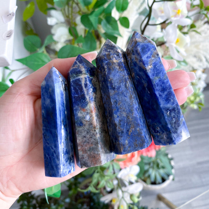 Imperfect Sodalite Tower 2-3"