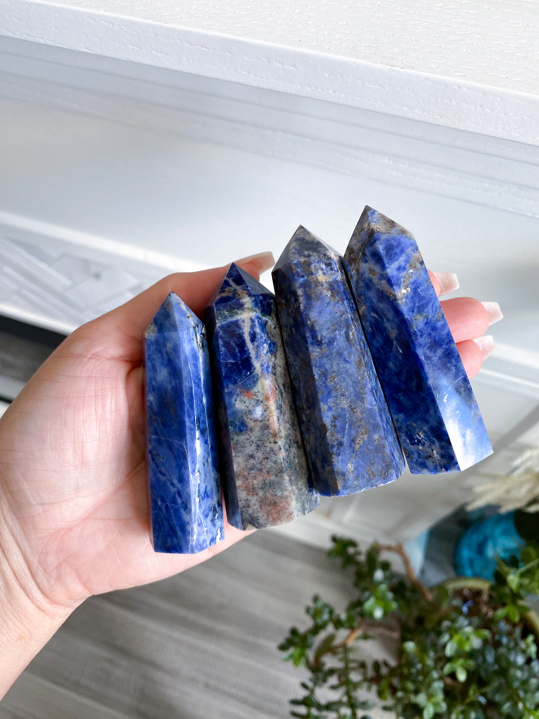 Imperfect Sodalite Tower 2-3"