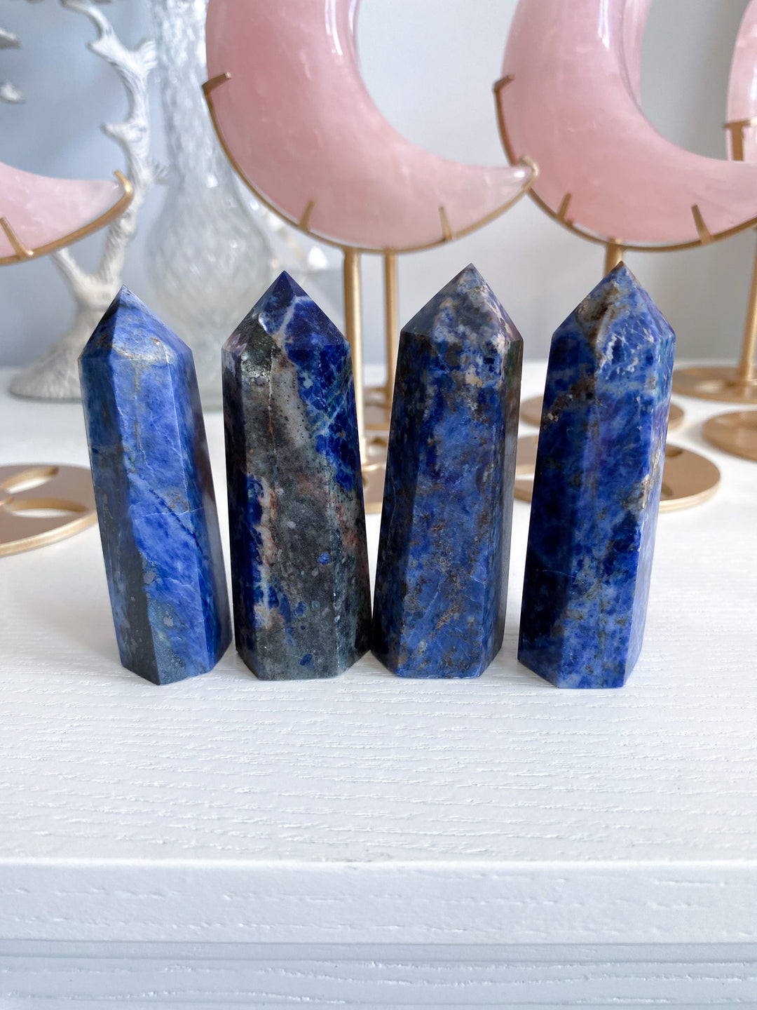 Imperfect Sodalite Tower 2-3"