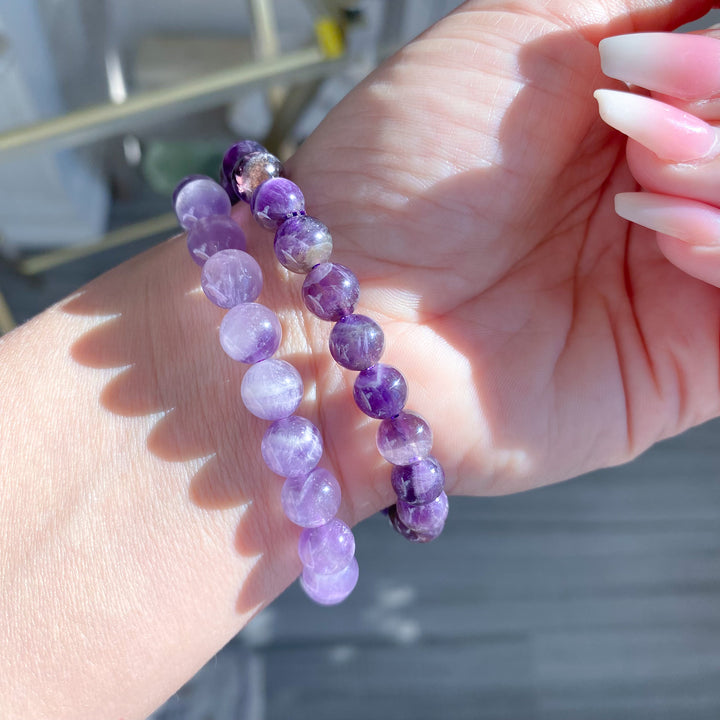 Dream Amethyst 8mm Bracelet - Light or Dark