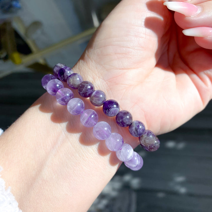 Dream Amethyst 8mm Bracelet - Light or Dark