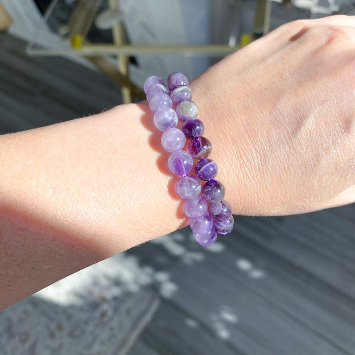 Dream Amethyst 8mm Bracelet - Light or Dark