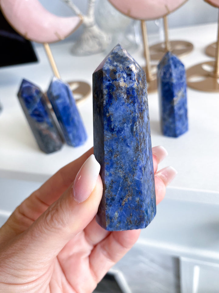 Imperfect Sodalite Tower 2-3"