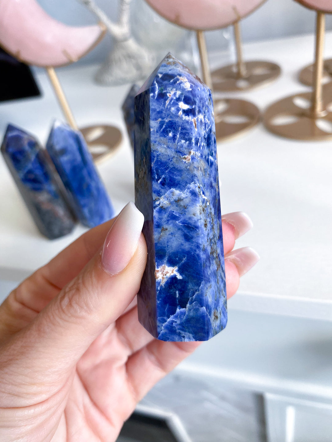 Imperfect Sodalite Tower 2-3"