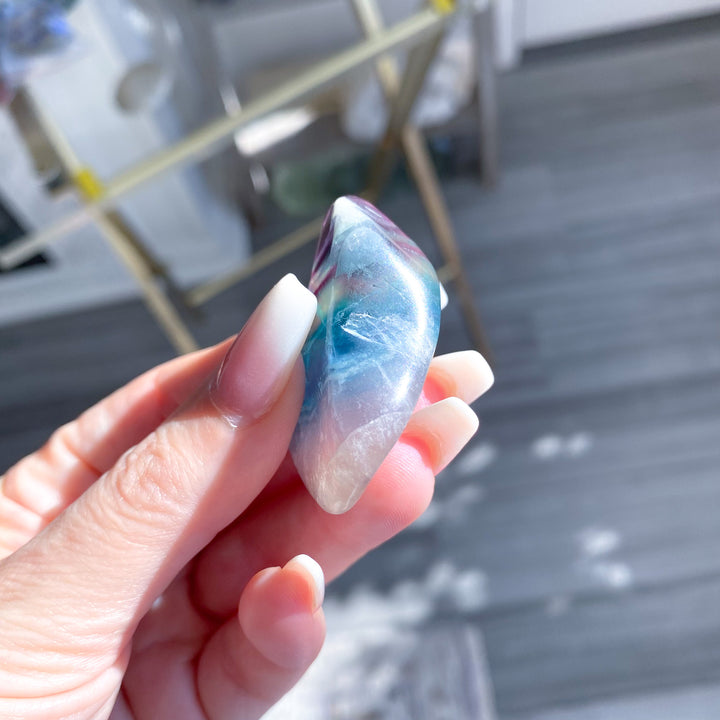 Rainbow Fluorite Pebble 