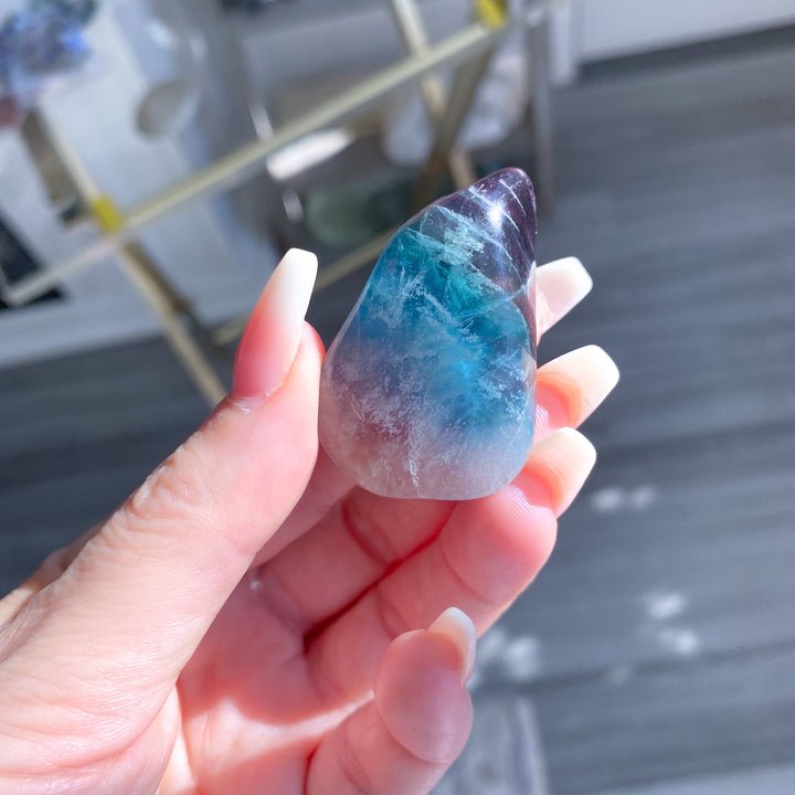 Rainbow Fluorite Pebble 