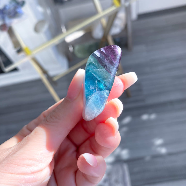 Rainbow Fluorite Pebble 