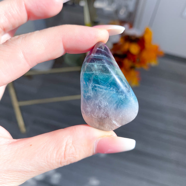 Rainbow Fluorite Pebble 