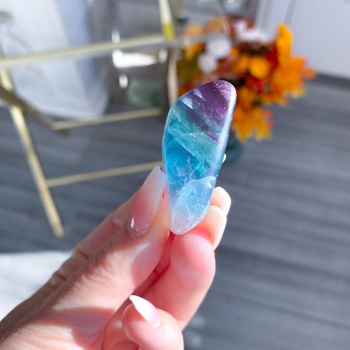 Rainbow Fluorite Pebble 
