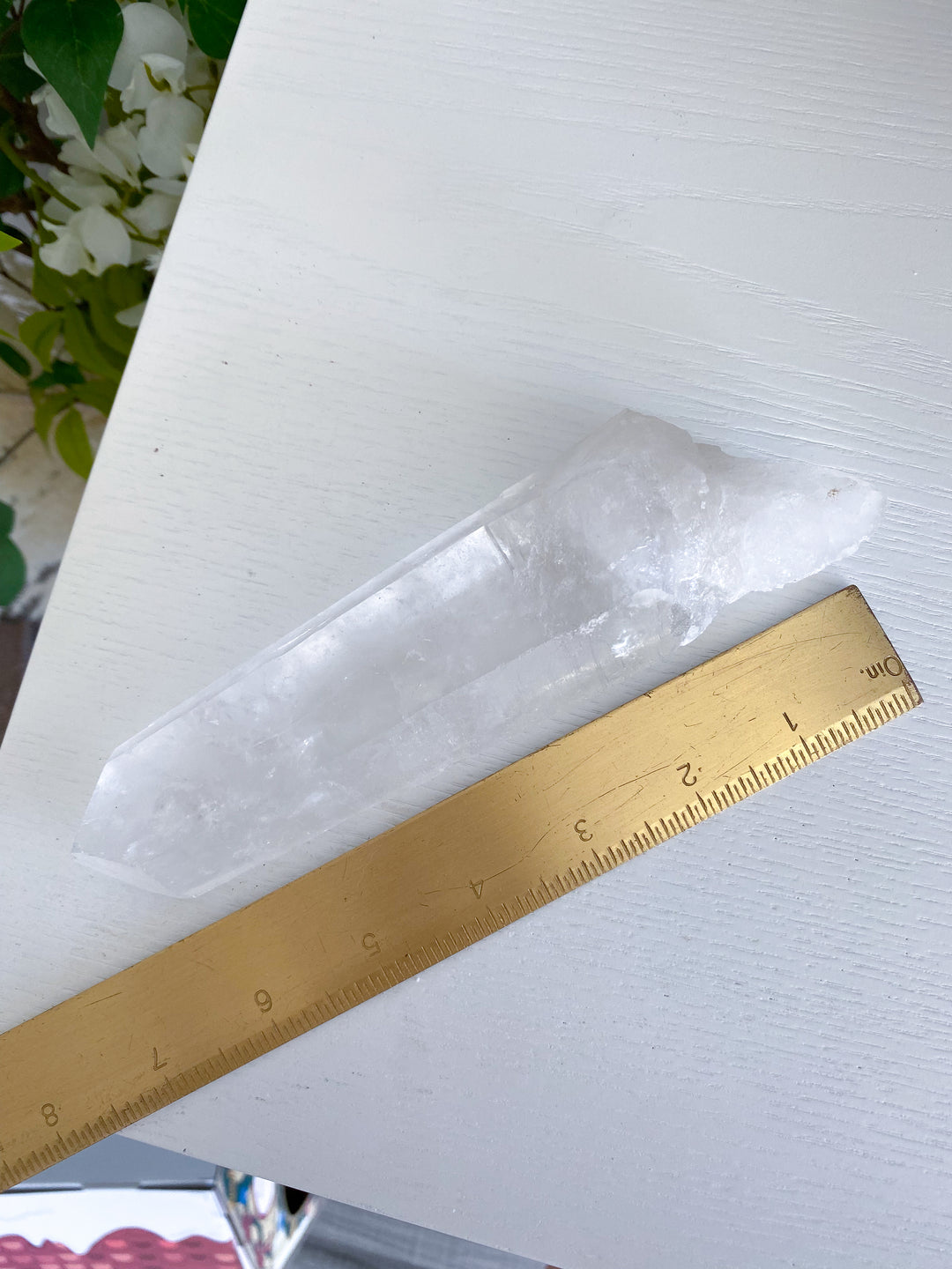 7" Lemurian Star Seed Quartz Wand