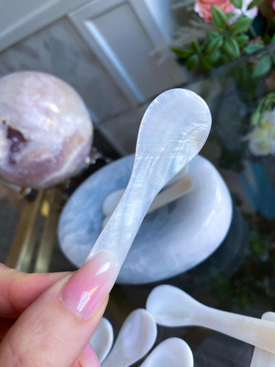 Mother of Pearl Altar Spoon