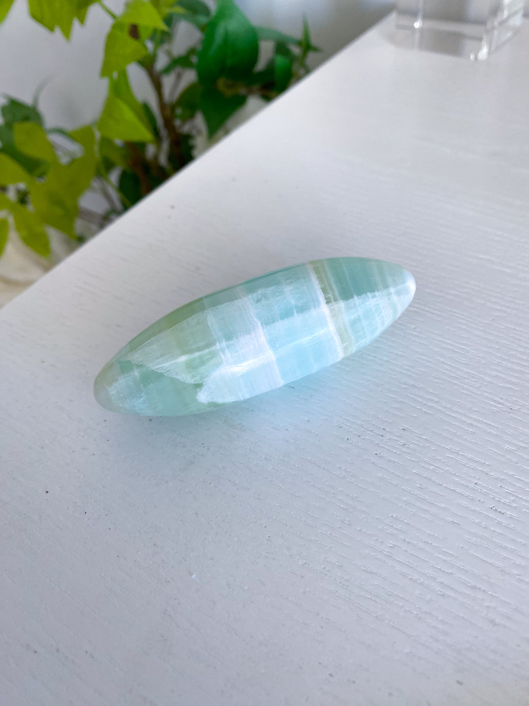 Pistachio Green Calcite Shiva