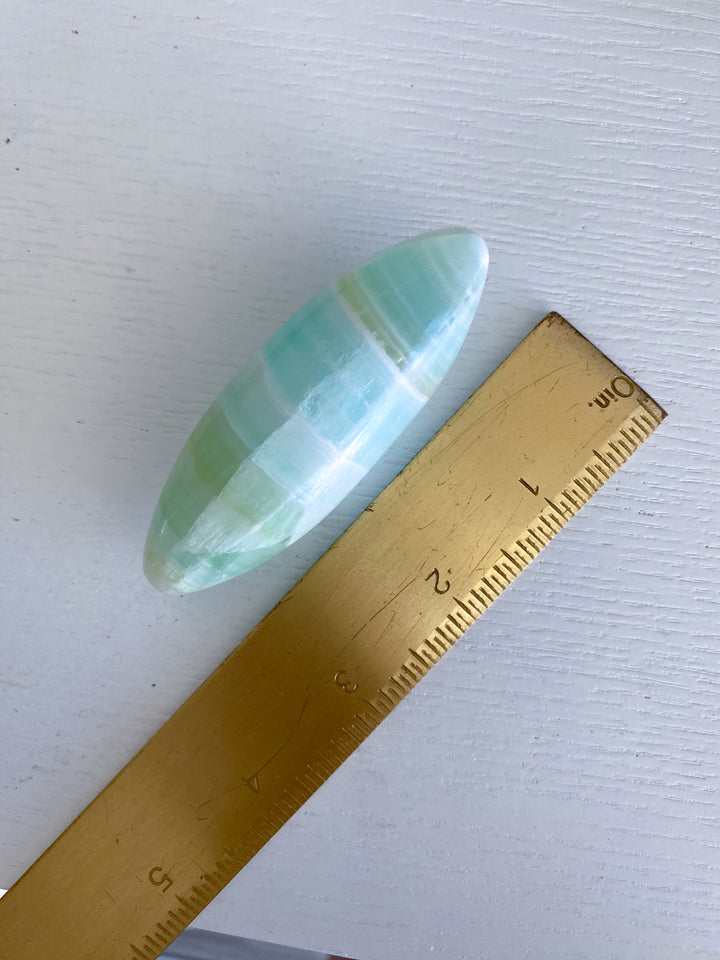 Pistachio Green Calcite Shiva