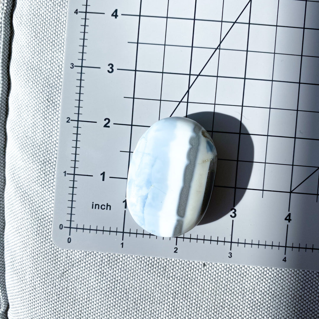 Blue Opal Mini Palm Stone 