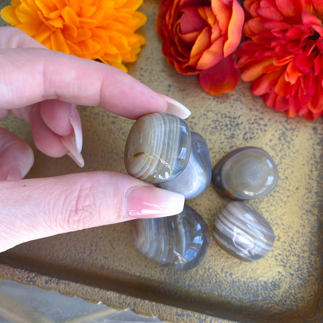 Yellow Banded Agate Tumble