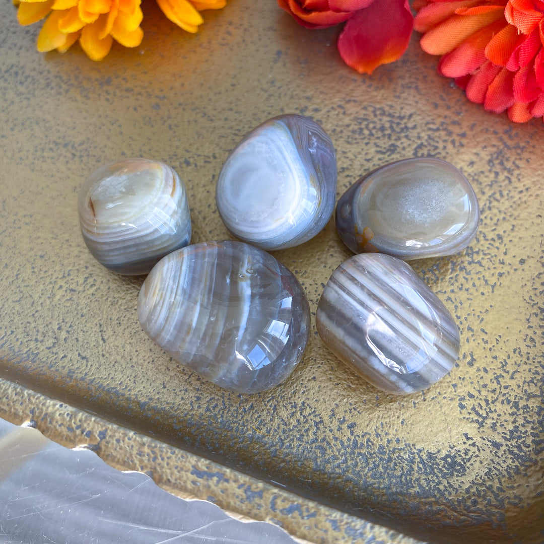 Yellow Banded Agate Tumble