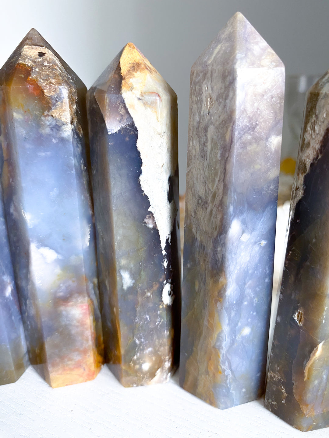 Purple Chalcedony Tower 4"