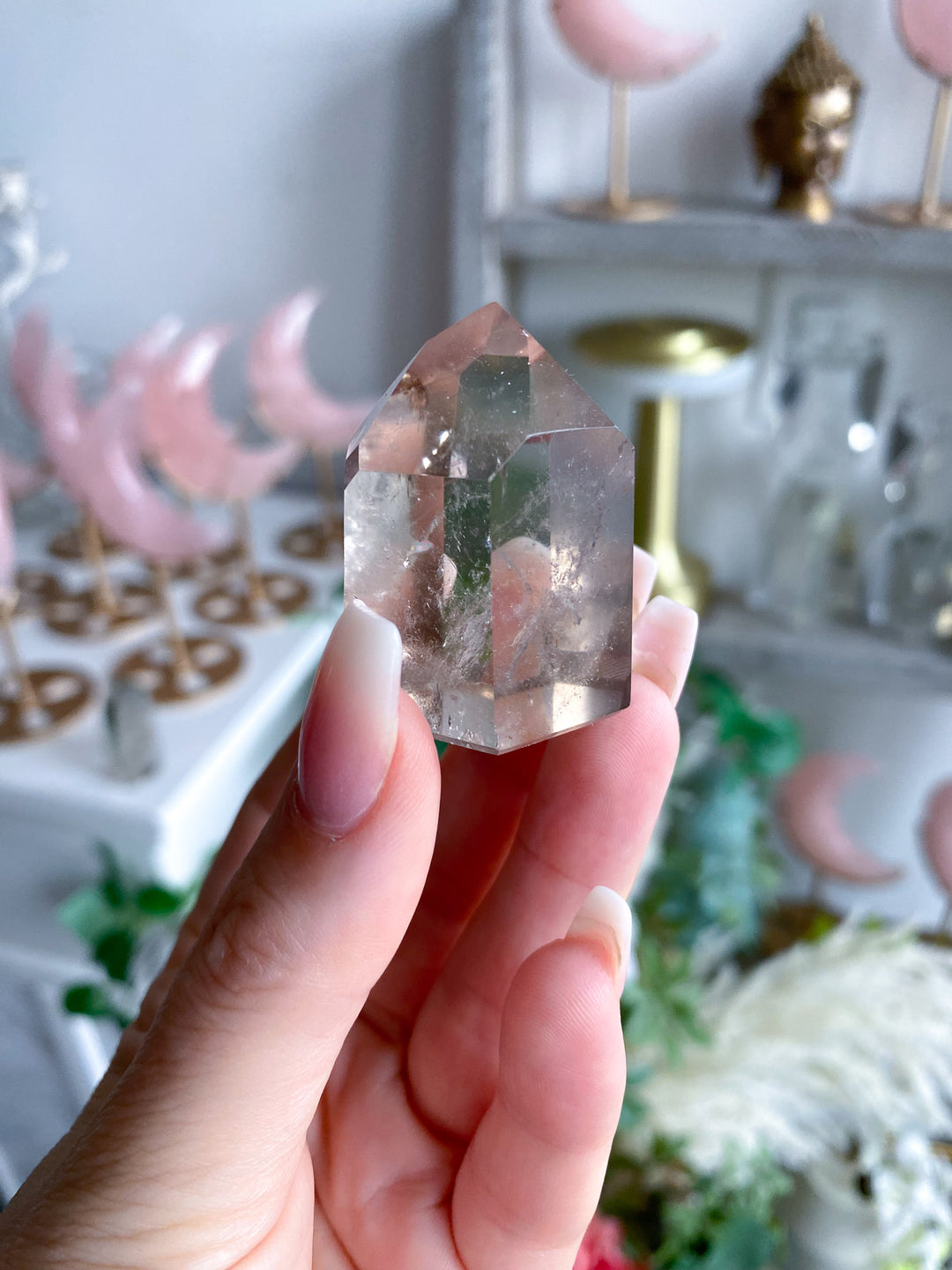 Small Natural Citrine Tower 