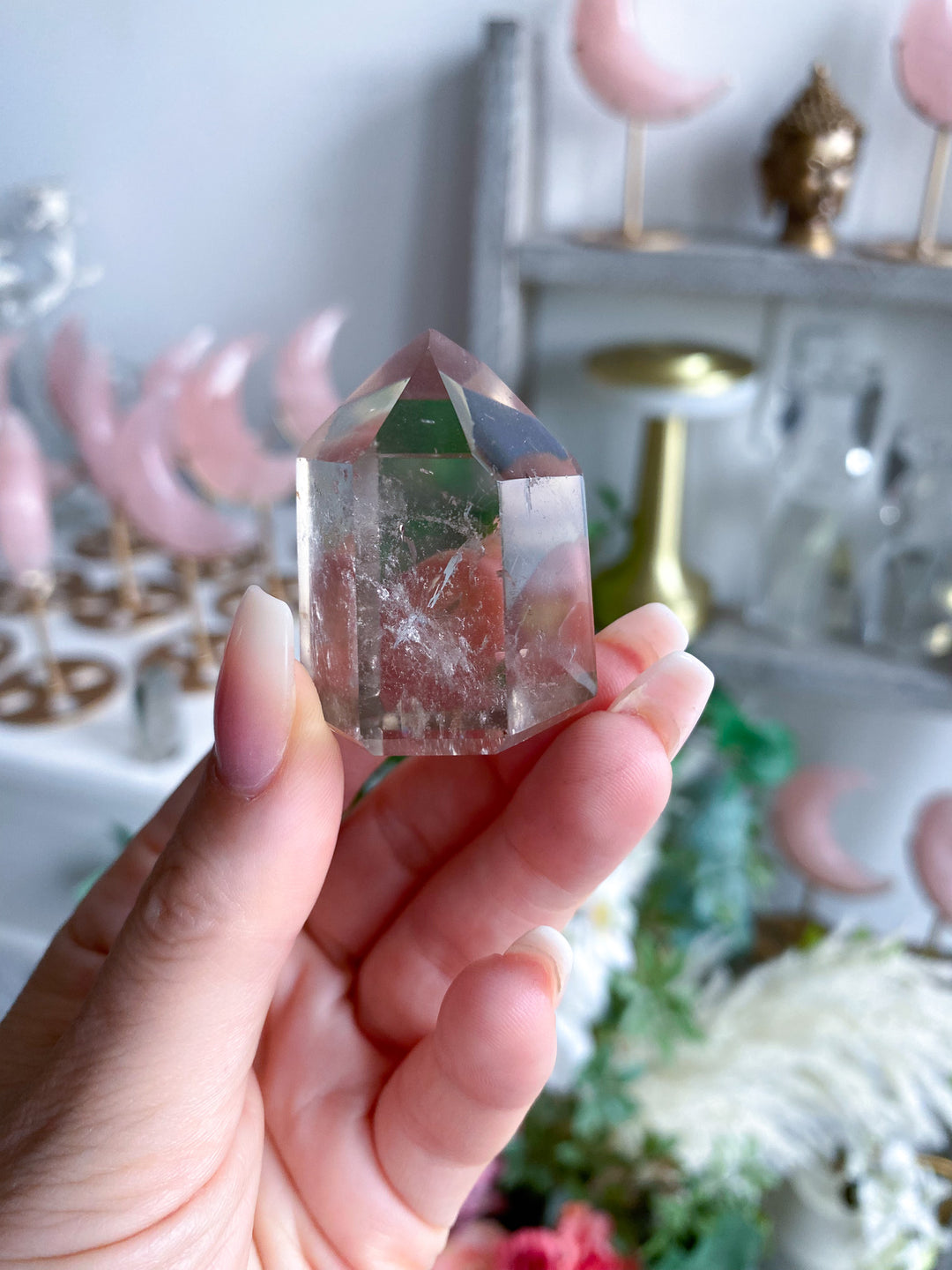 Small Natural Citrine Tower 