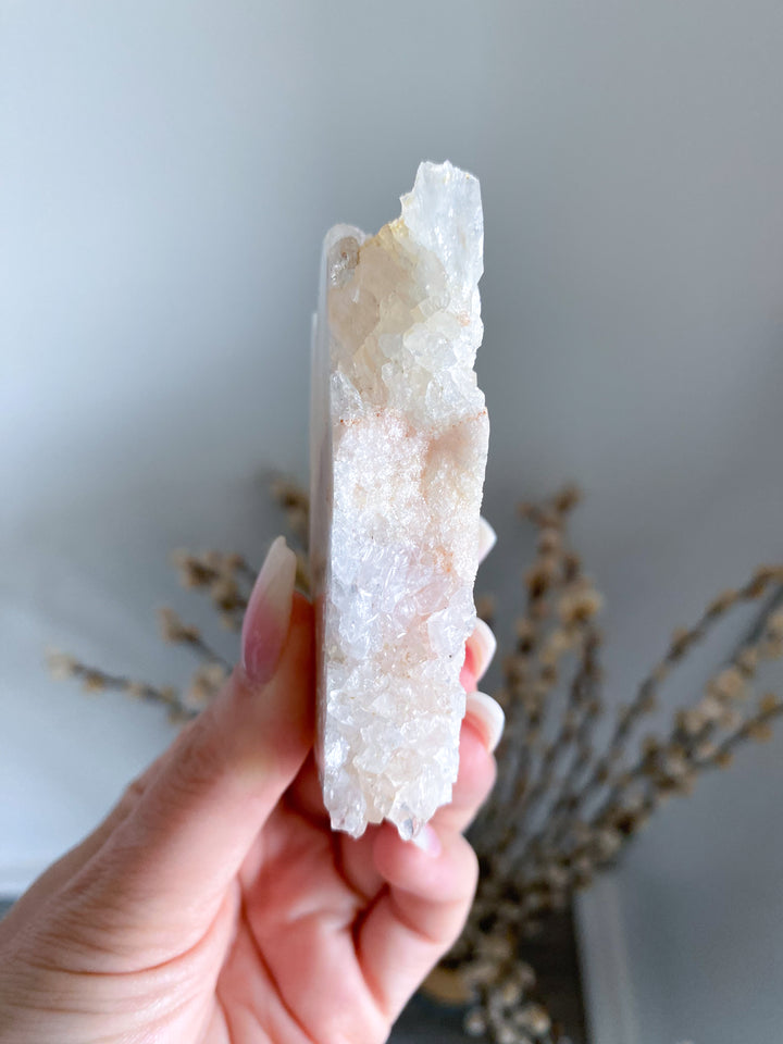 Light Pink Amethyst Slab Slice - Get Exact Item