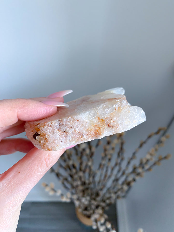 Light Pink Amethyst Slab Slice - Get Exact Item