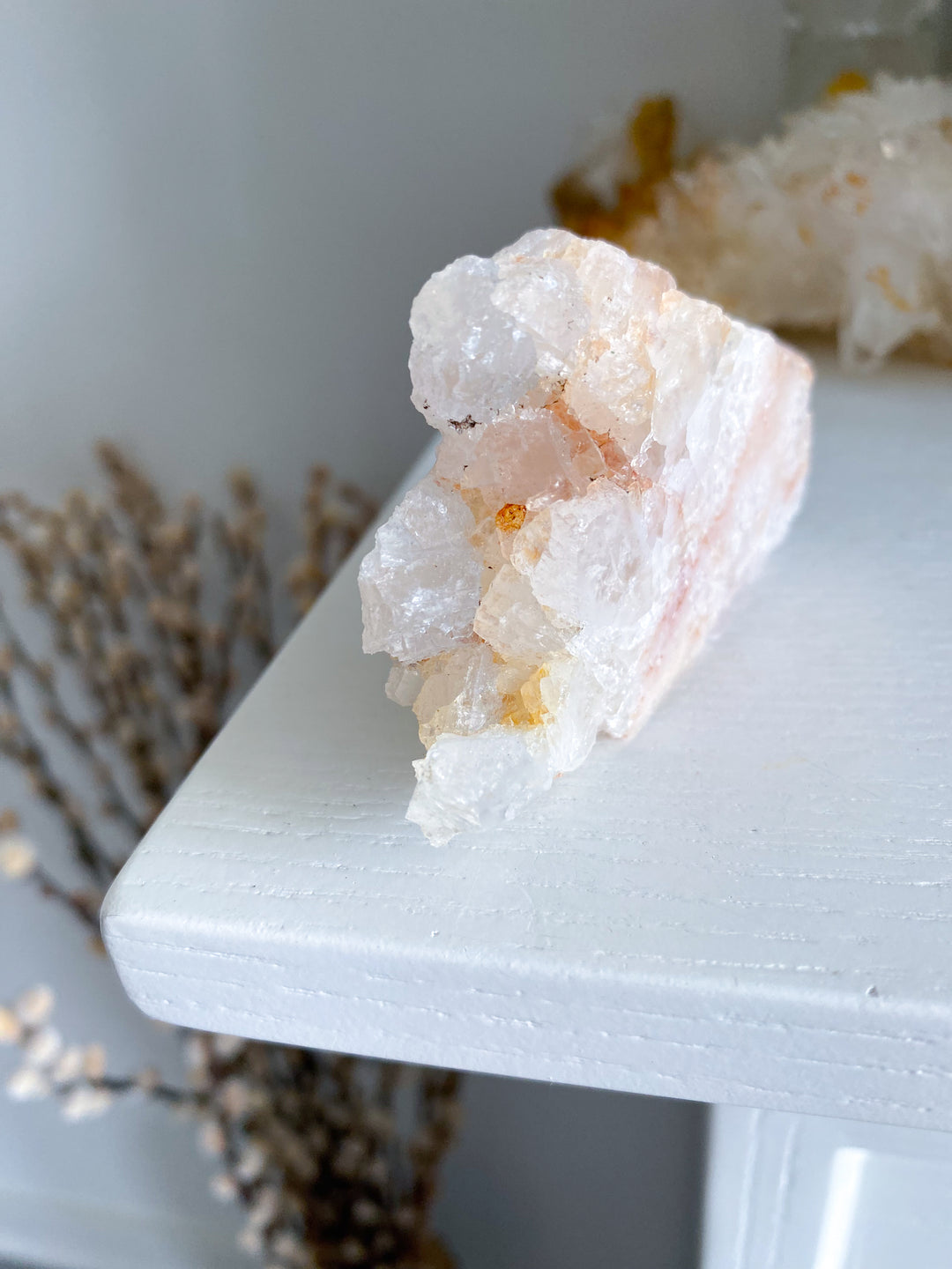 Light Pink Amethyst Slab Slice - Get Exact Item