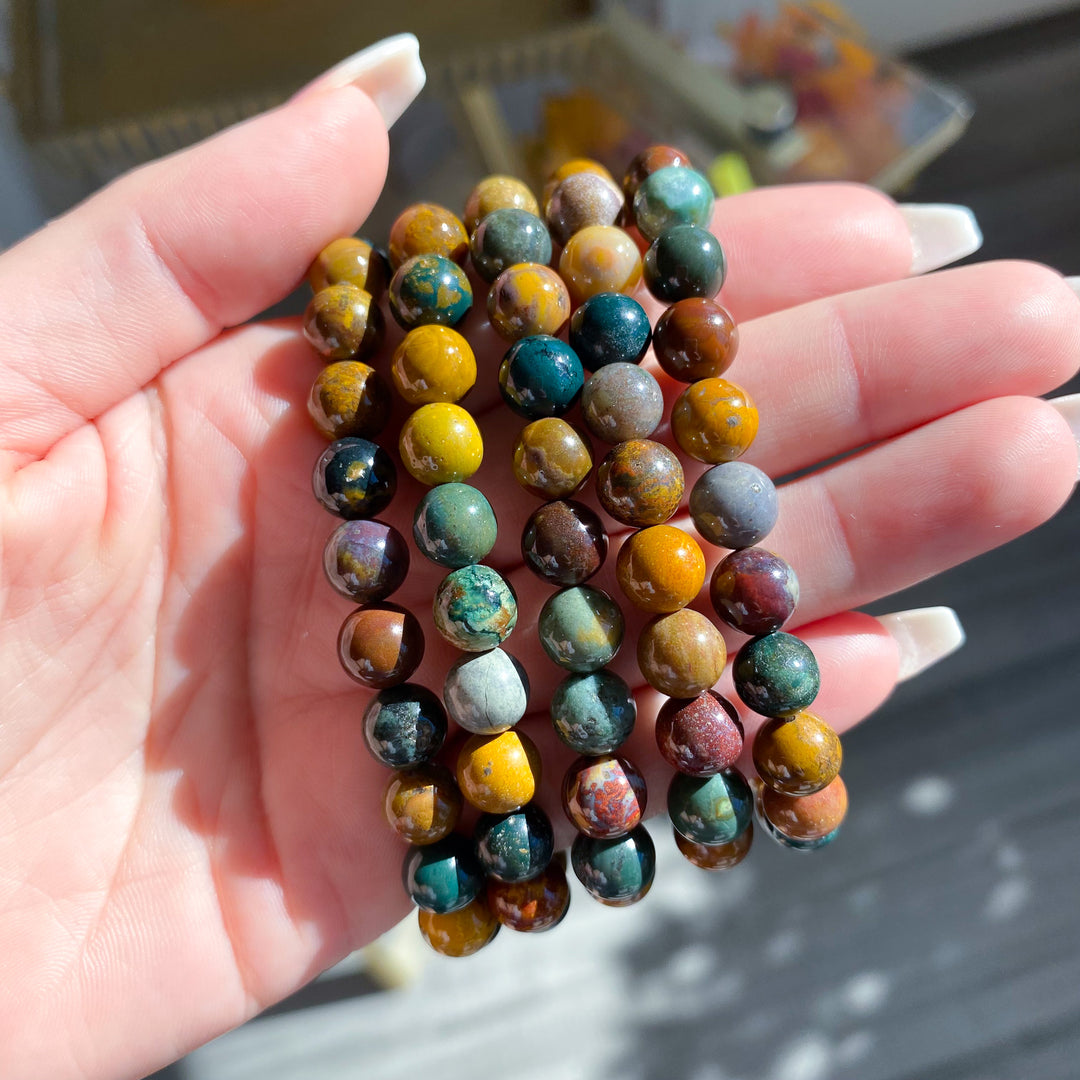 Ocean Jasper 8mm Bracelet