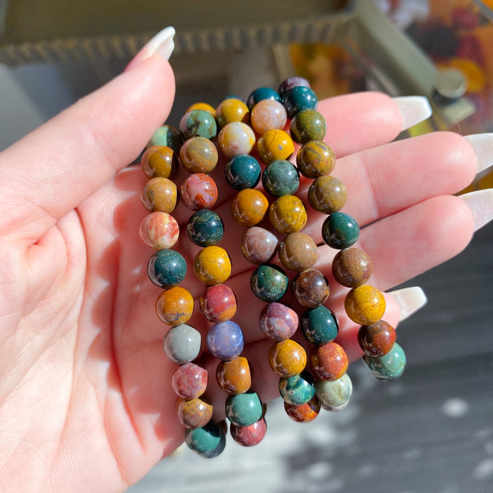 Ocean Jasper 8mm Bracelet