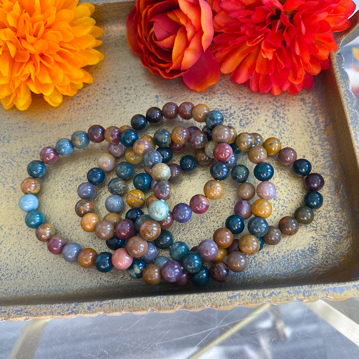 Ocean Jasper 8mm Bracelet