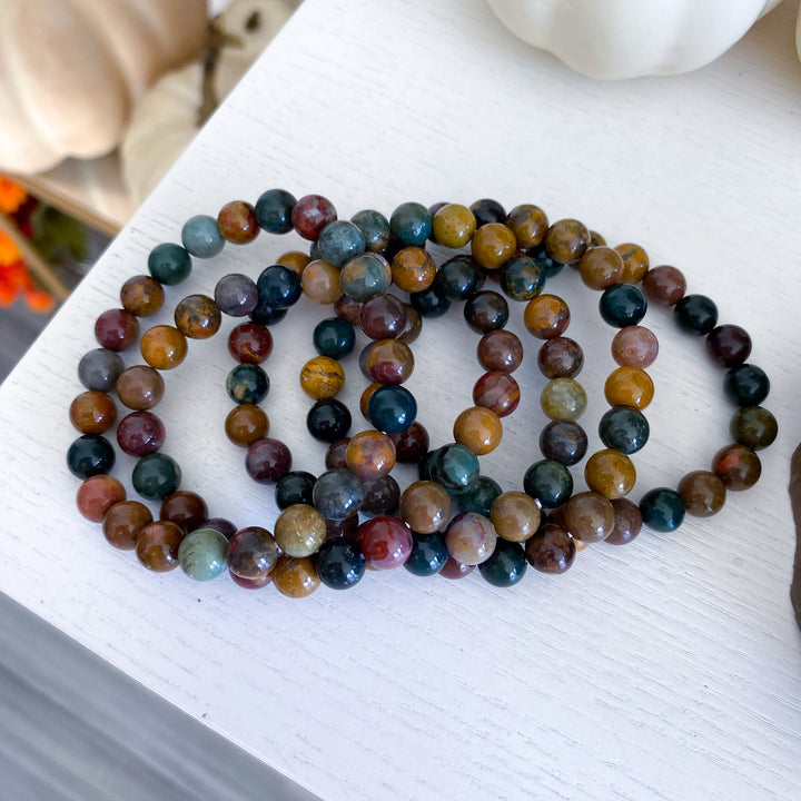 Ocean Jasper 8mm Bracelet