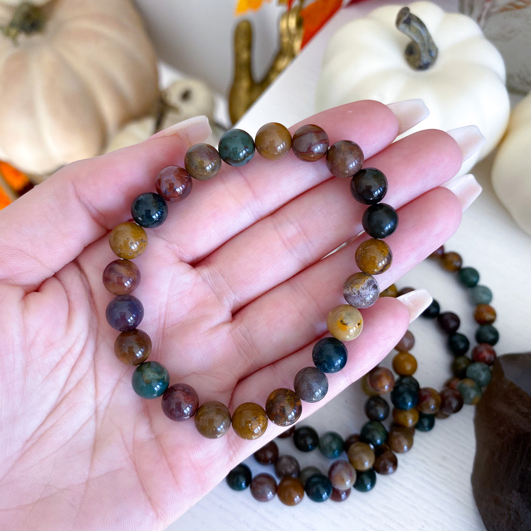 Ocean Jasper 8mm Bracelet