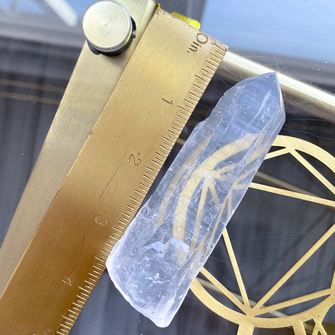 Lemurian Star Seed Quartz #1 - 4" 88 grams