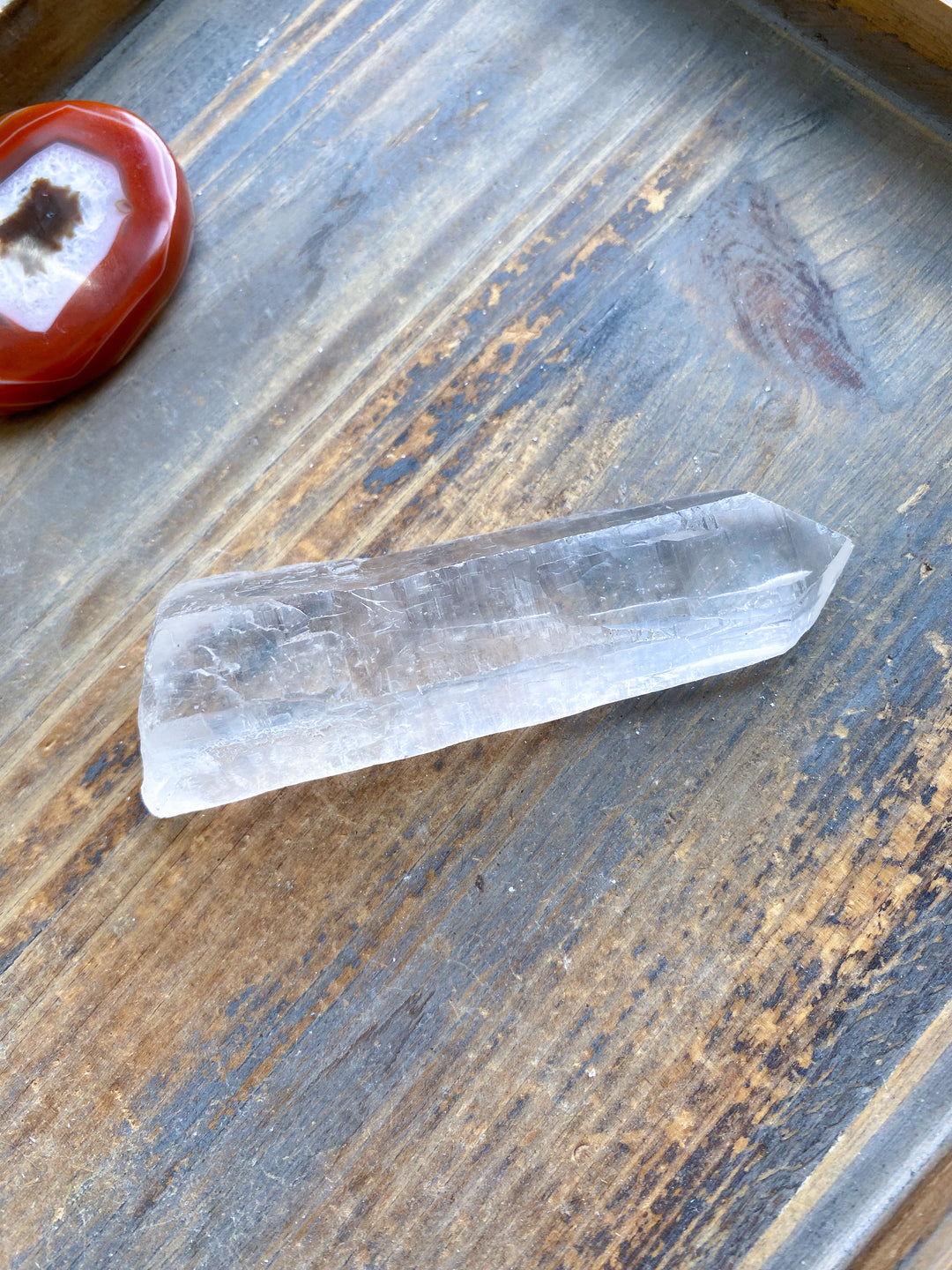 Lemurian Star Seed Quartz #1 - 4" 88 grams