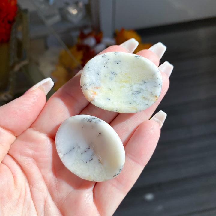Dendritic Opal Worry Stone