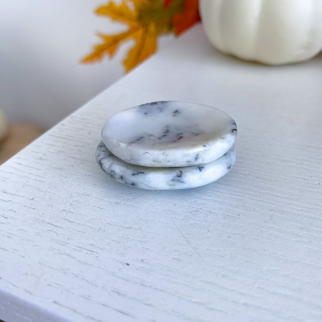Dendritic Opal Worry Stone