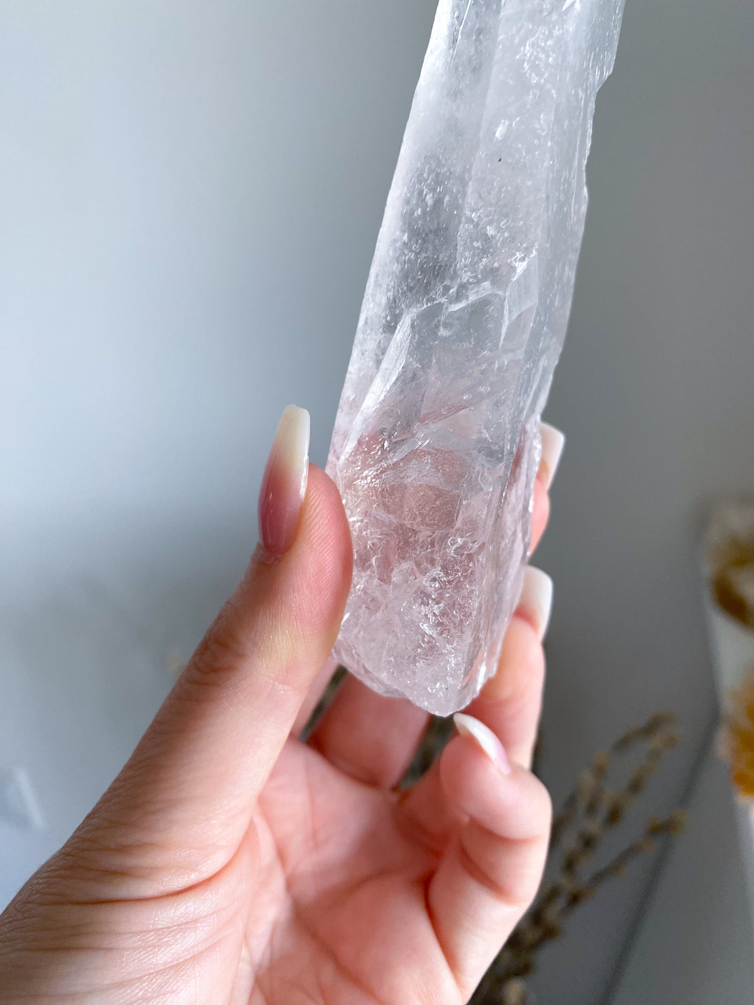 Lemurian Star Seed Quartz Wand #2 - 5", 176 grams