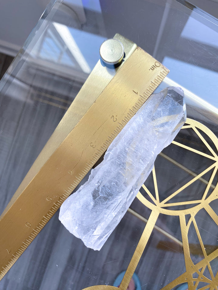 Lemurian Star Seed Quartz Wand #2 - 5", 176 grams