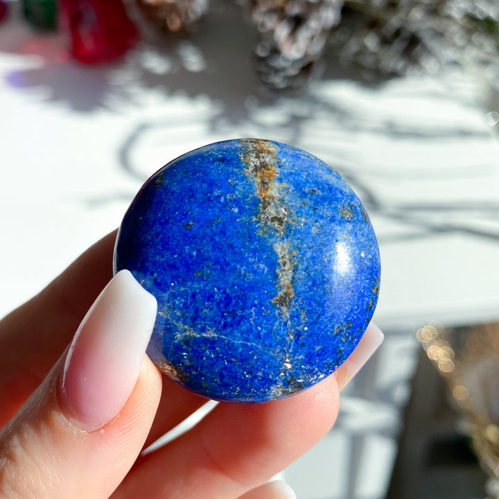 Small Circular Lapis Palm #2