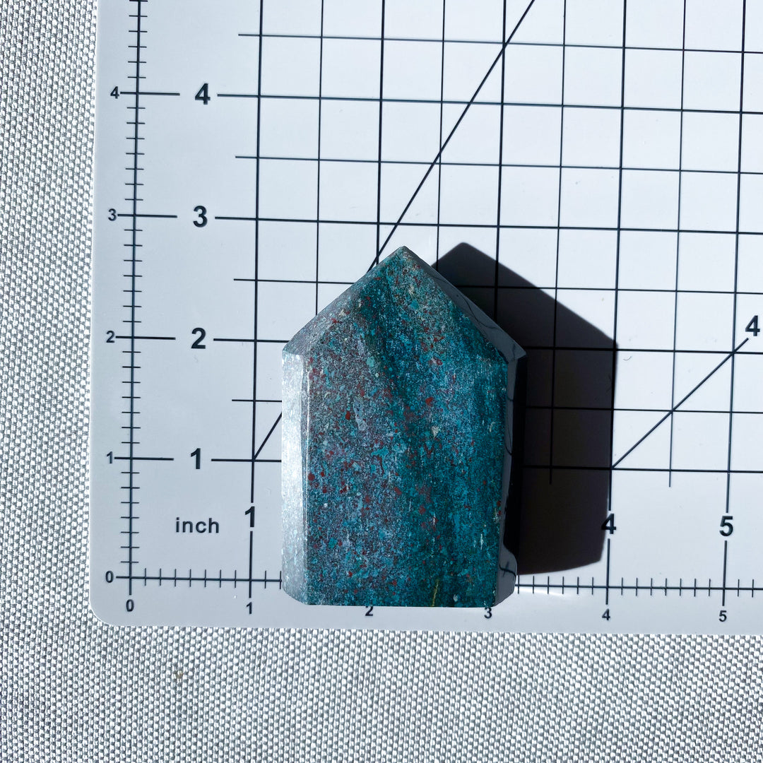 Indonesian Blood Jasper Domino Tower 