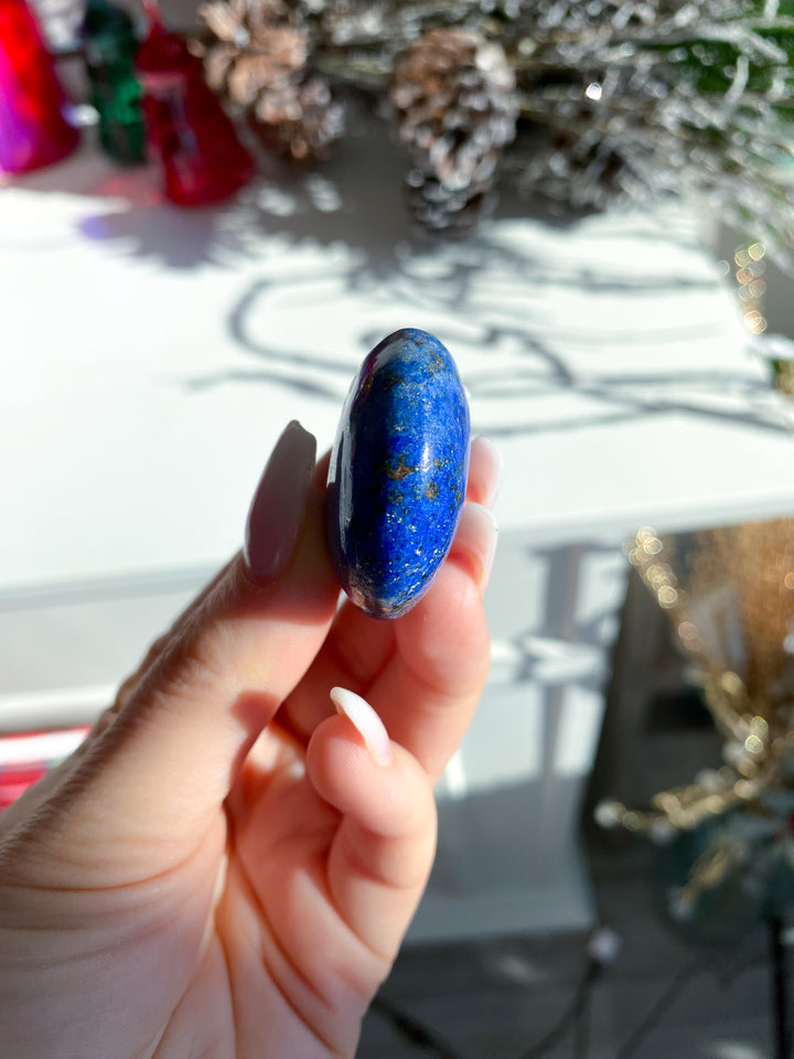 Small Circular Lapis Palm #2