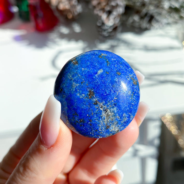 Small Circular Lapis Palm #2