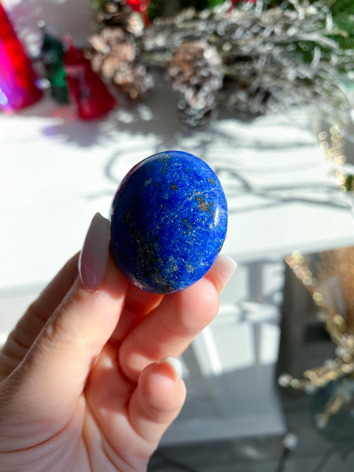 Small Circular Lapis Palm #2