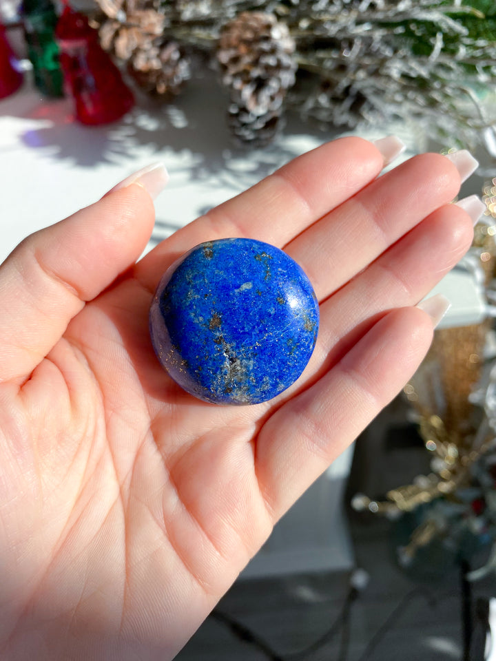 Small Circular Lapis Palm #2