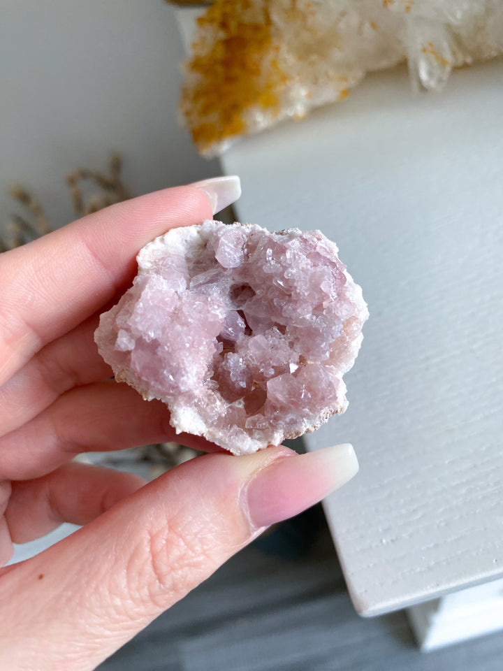 Small Pink Amethyst Cluster #16