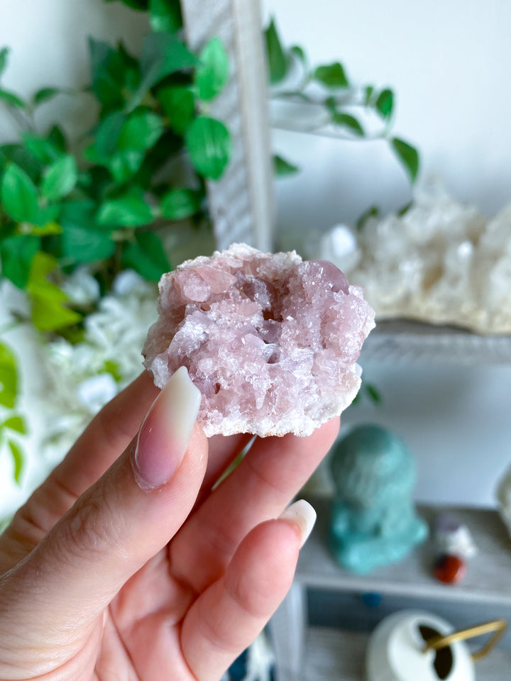 Small Pink Amethyst Cluster #16