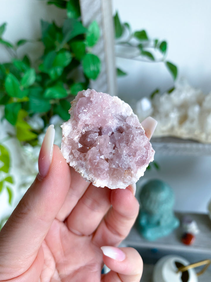 Small Pink Amethyst Cluster #16