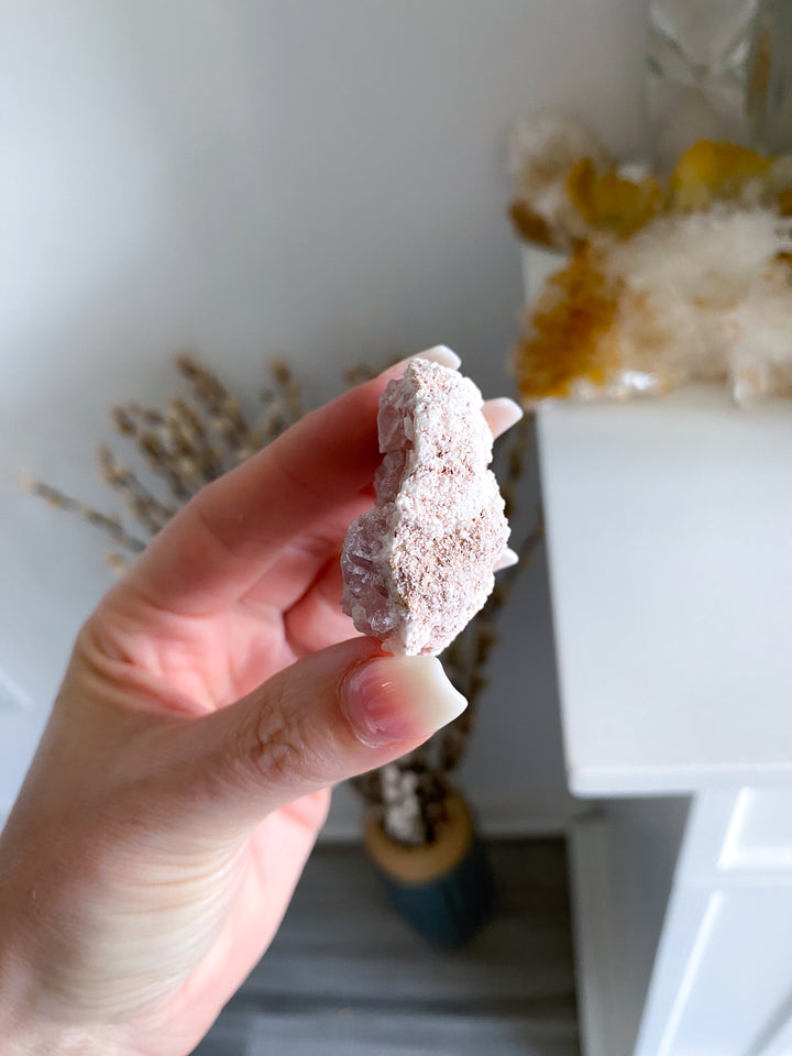 Small Pink Amethyst Cluster #16