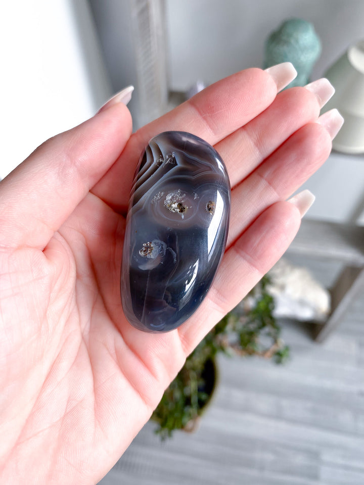 Log Botswana Agate Pebble 