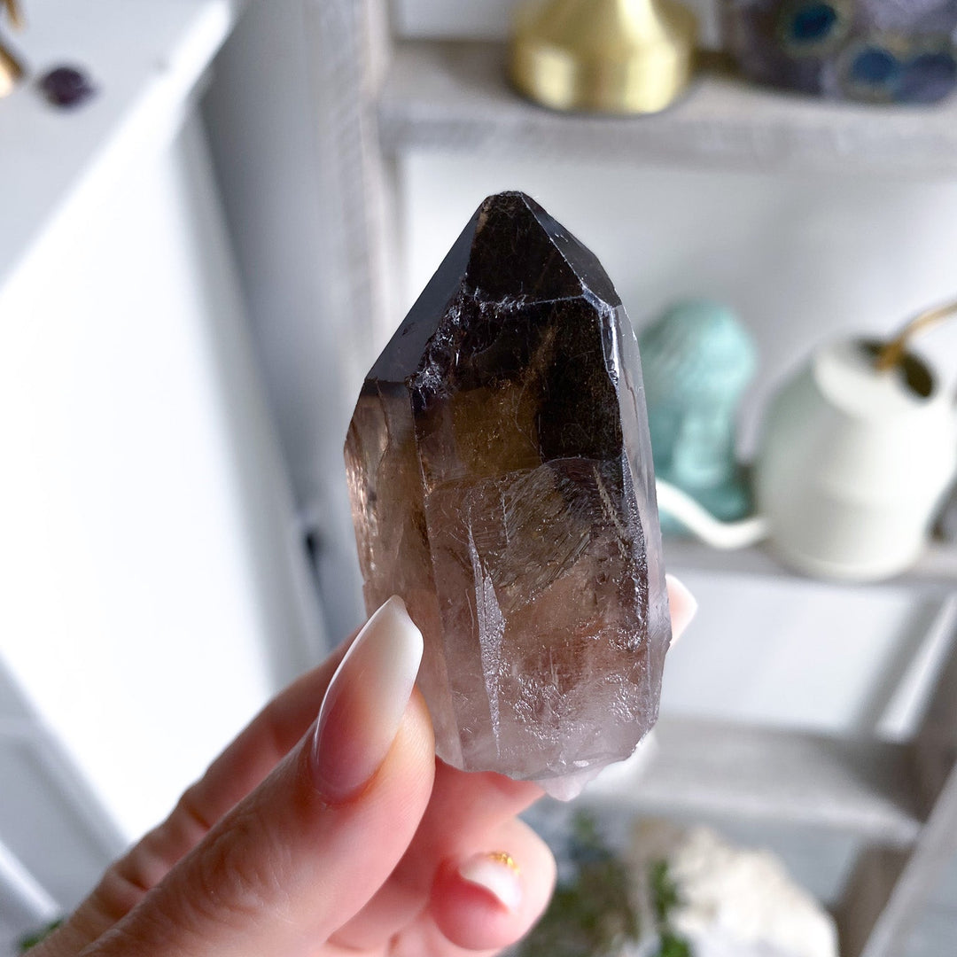 Raw Smokey Quartz Point 
