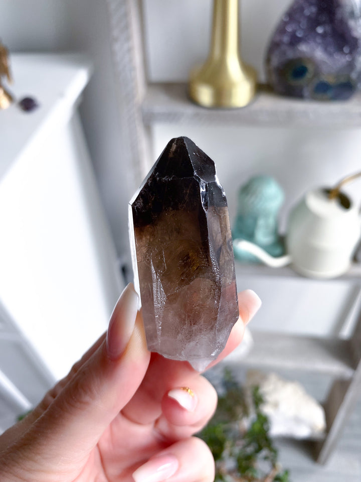 Raw Smokey Quartz Point 